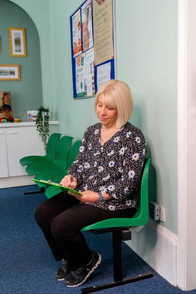 New patient reception